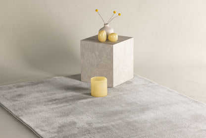 Blanca tæppe 230×160 cm – Rektangulært – Lysegrå