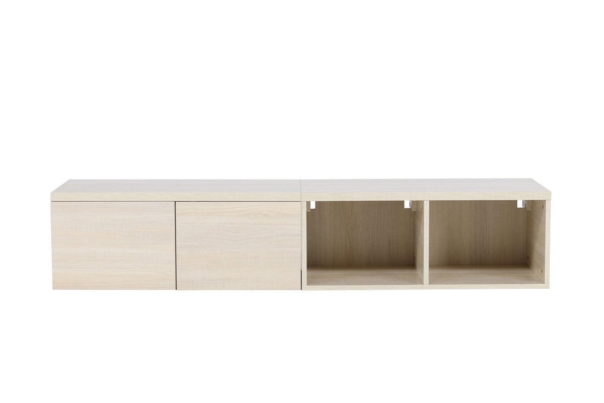 Nomi TV-møbel 180×35 cm – Whitewash