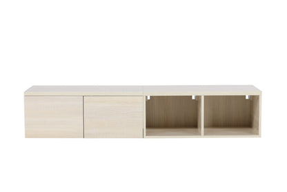 Nomi TV-møbel 180×35 cm – Whitewash