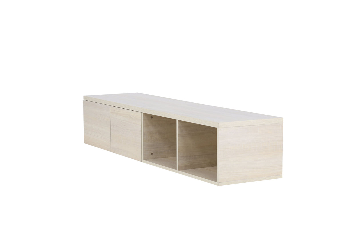 Nomi TV-møbel 180×35 cm – Whitewash