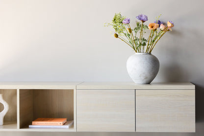 Nomi TV-møbel 180×35 cm – Whitewash