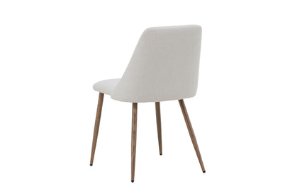 Night Spisebordsstole (2 stk.) – Mokka / Beige Hør