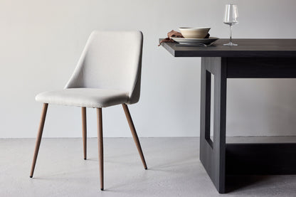 Night Spisebordsstole (2 stk.) – Mokka / Beige Hør