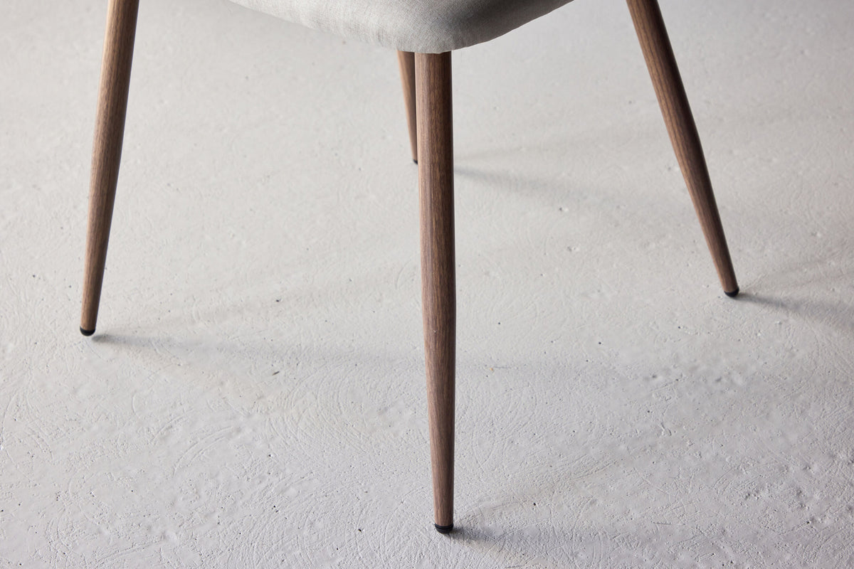 Night Spisebordsstole (2 stk.) – Mokka / Beige Hør