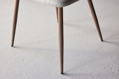 Night Spisebordsstole (2 stk.) – Mokka / Beige Hør