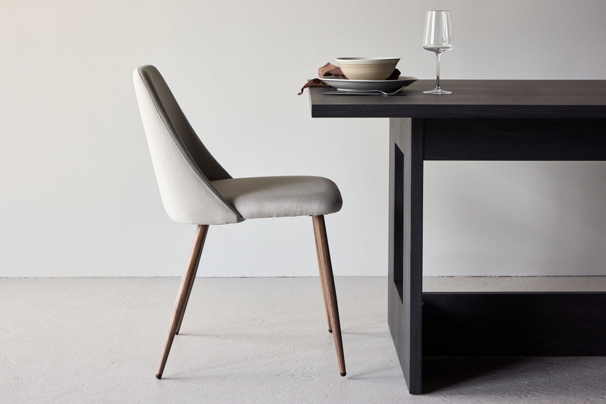 Night Spisebordsstole (2 stk.) – Mokka / Beige Hør