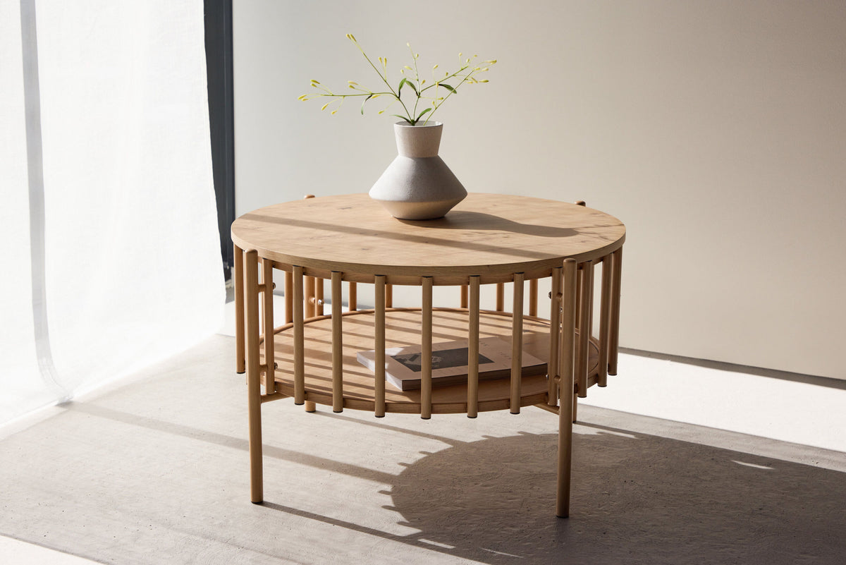 Rubbo Sofabord 80×50 cm – Trælook / Natur
