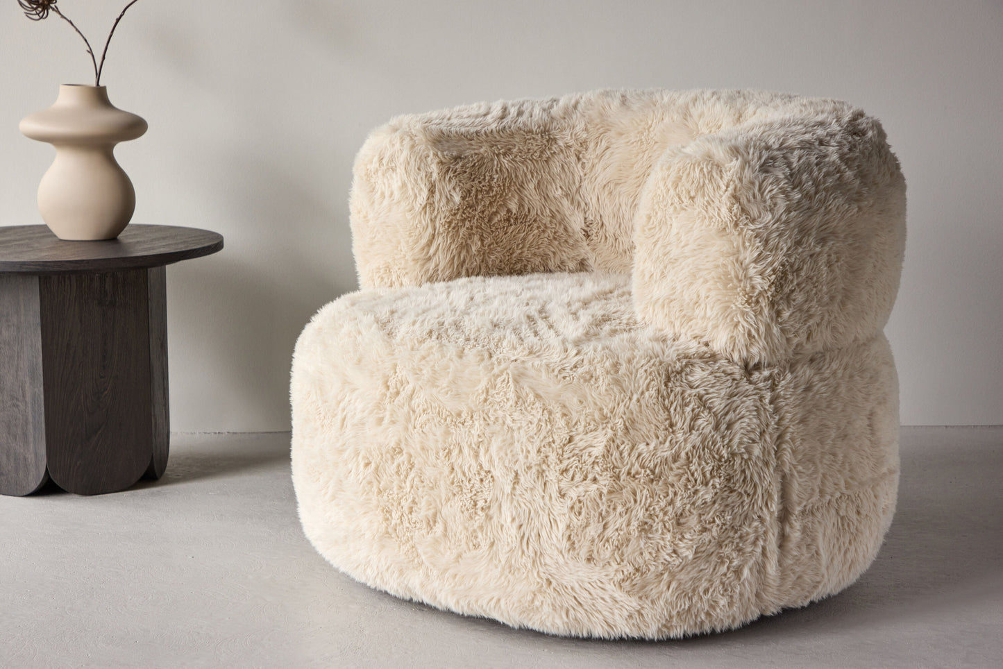 Gert Lænestol – Offwhite Bouclé