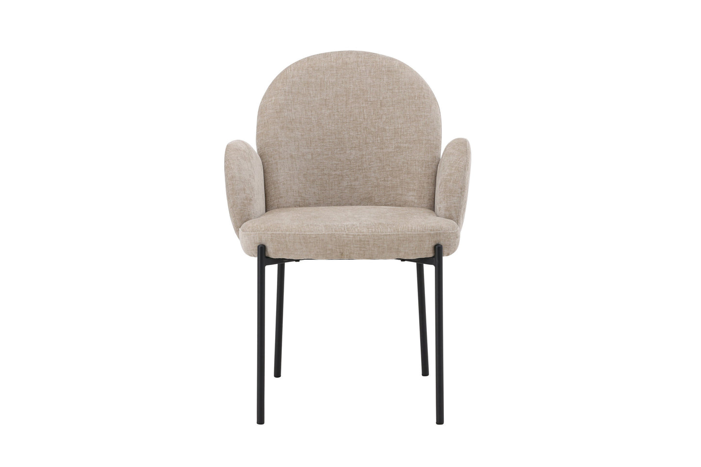 Blom Spisebordsstole (2 stk.) – Sort / Beige