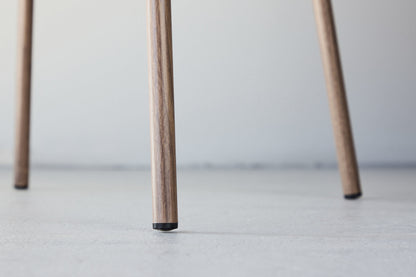 Edina Spisebordsstole (2 stk.) – Trælook / Beige Velour