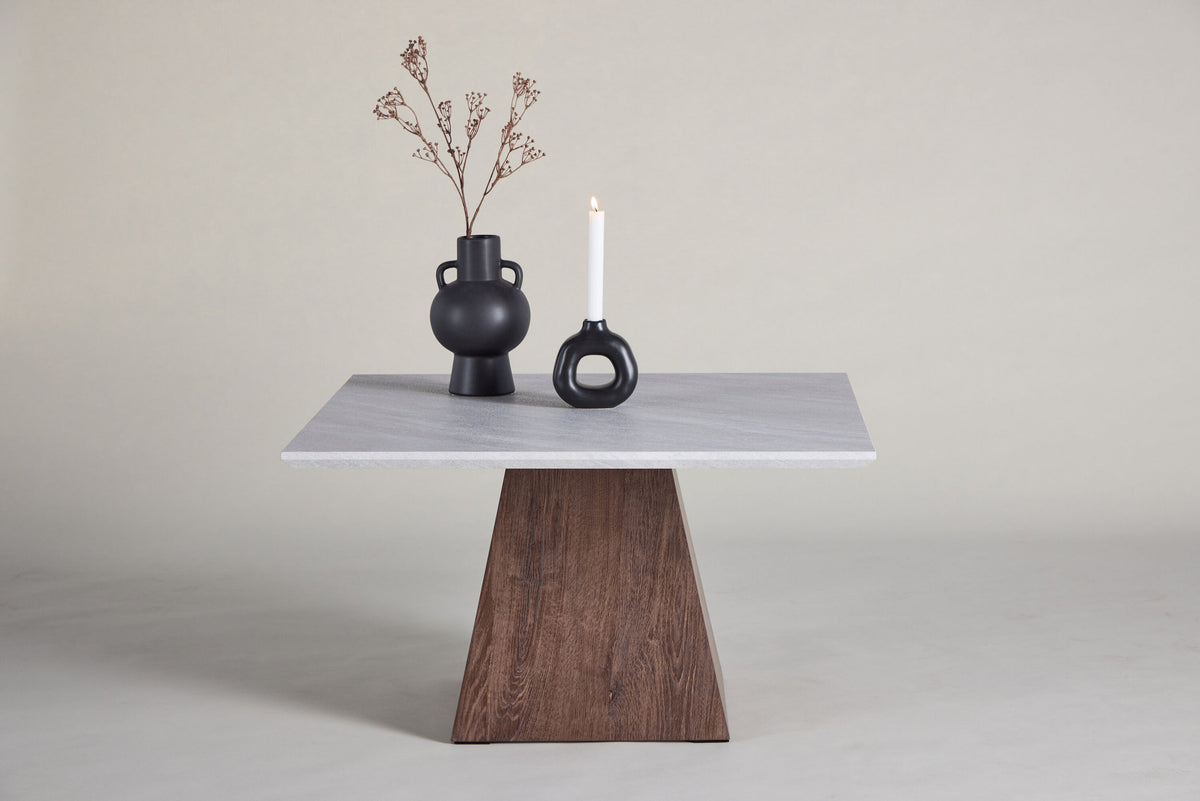 Cael Sofabord 80×80×45 cm – Mokka / Stenlook