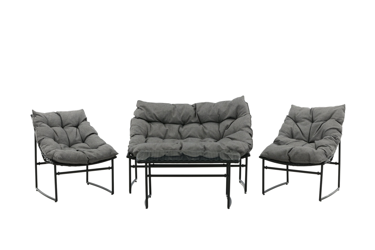 Tina sofasæt – Sort/Grå