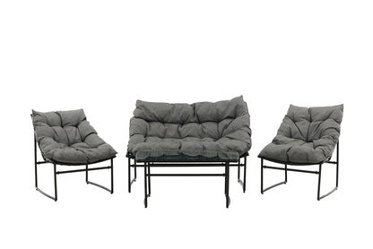 Tina sofasæt – Sort/Grå
