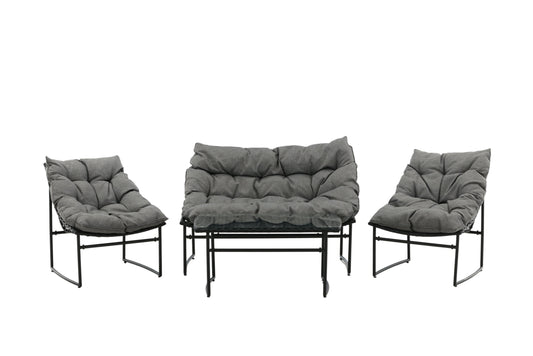 Tina sofasæt – Sort/Grå