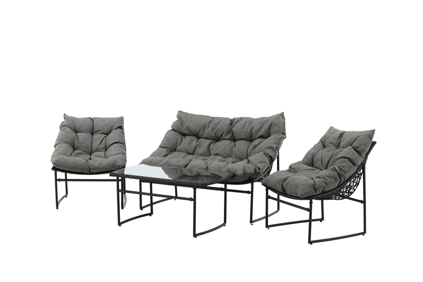 Tina sofasæt – Sort/Grå