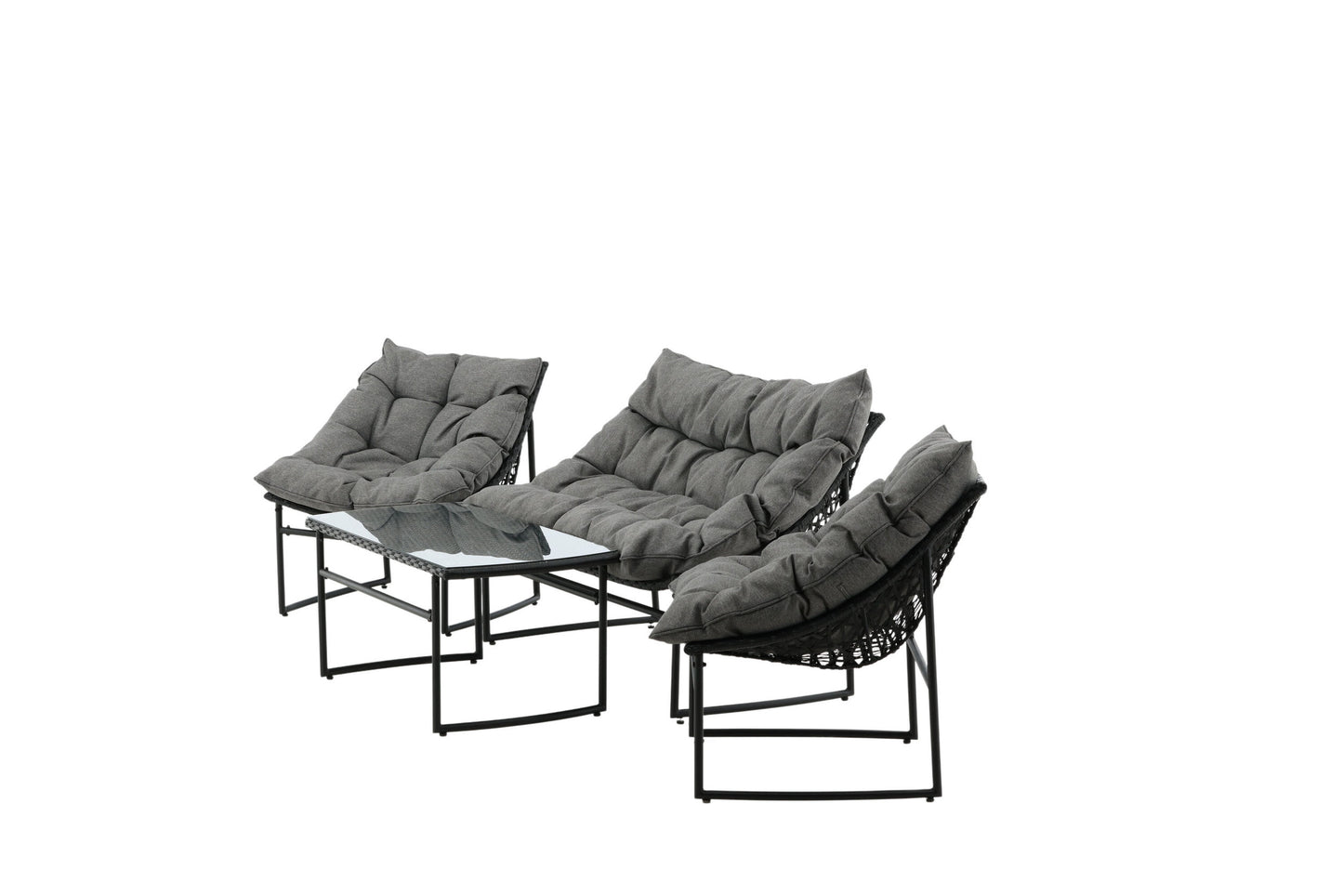 Tina sofasæt – Sort/Grå