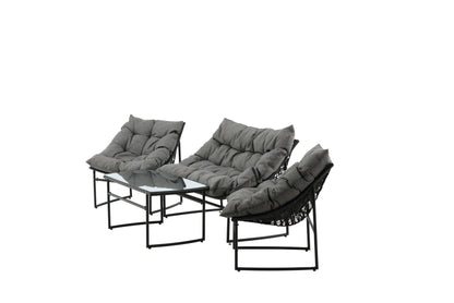 Tina sofasæt – Sort/Grå