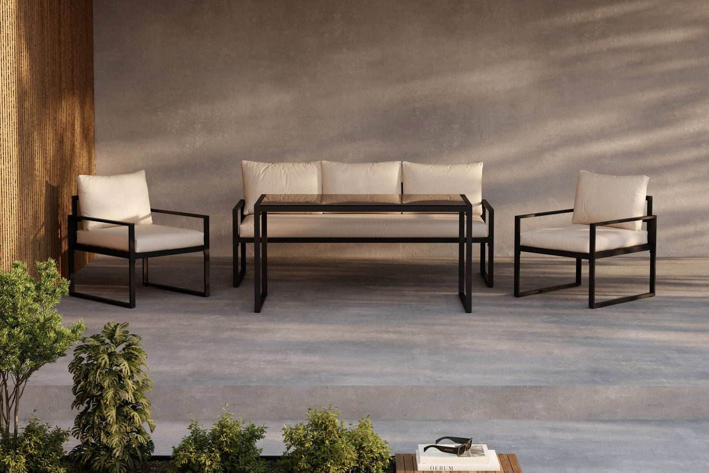 Catania sofasæt – Sort/Beige