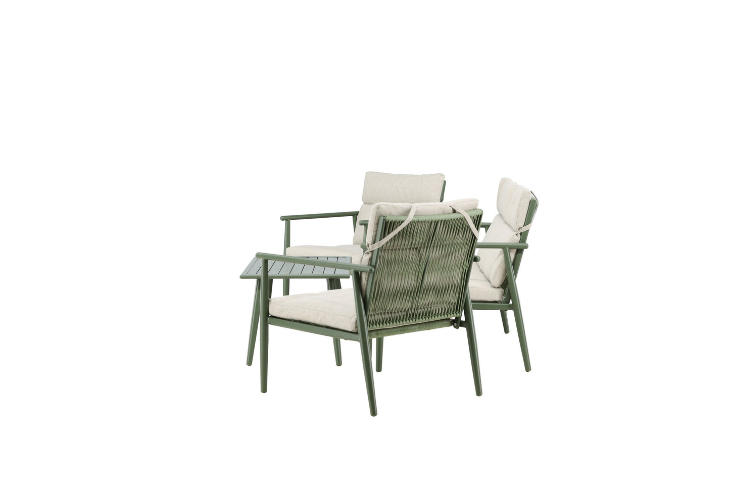 Mazzaro sofasæt – Grøn/Beige