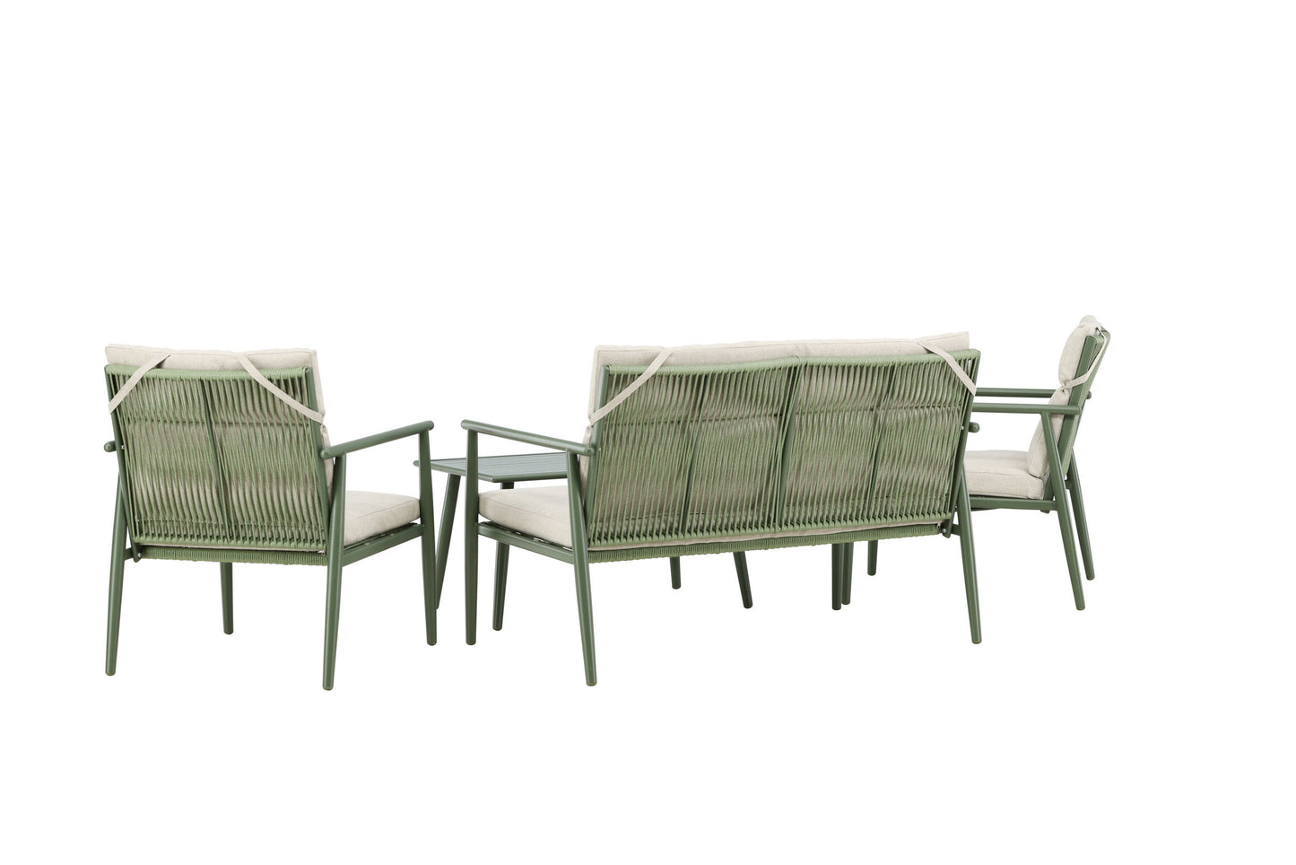 Mazzaro sofasæt – Grøn/Beige