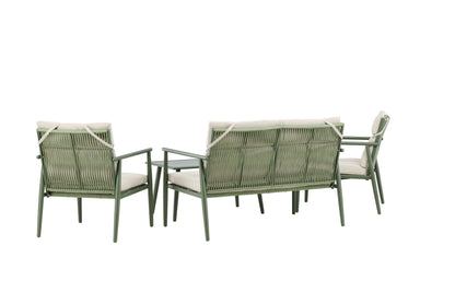 Mazzaro sofasæt – Grøn/Beige
