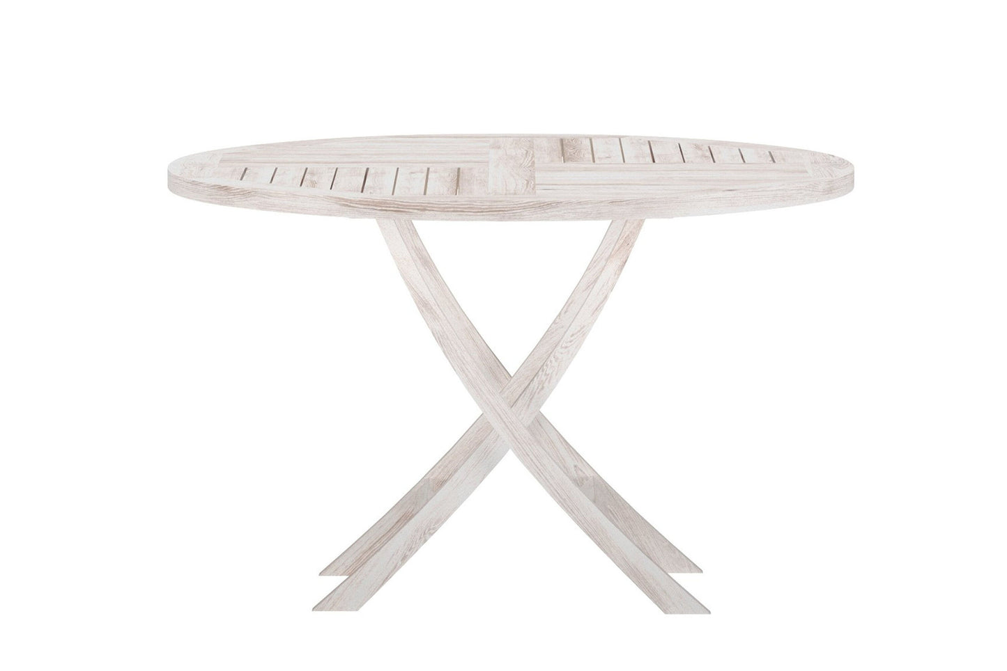 Kenya rundt spisebord Ø120 cm – Whitewash