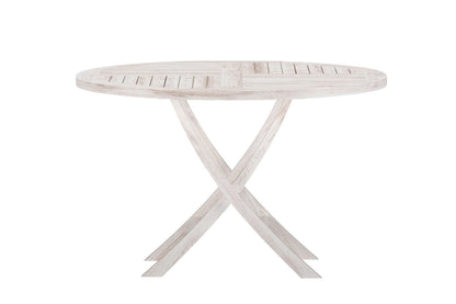 Kenya rundt spisebord Ø120 cm – Whitewash