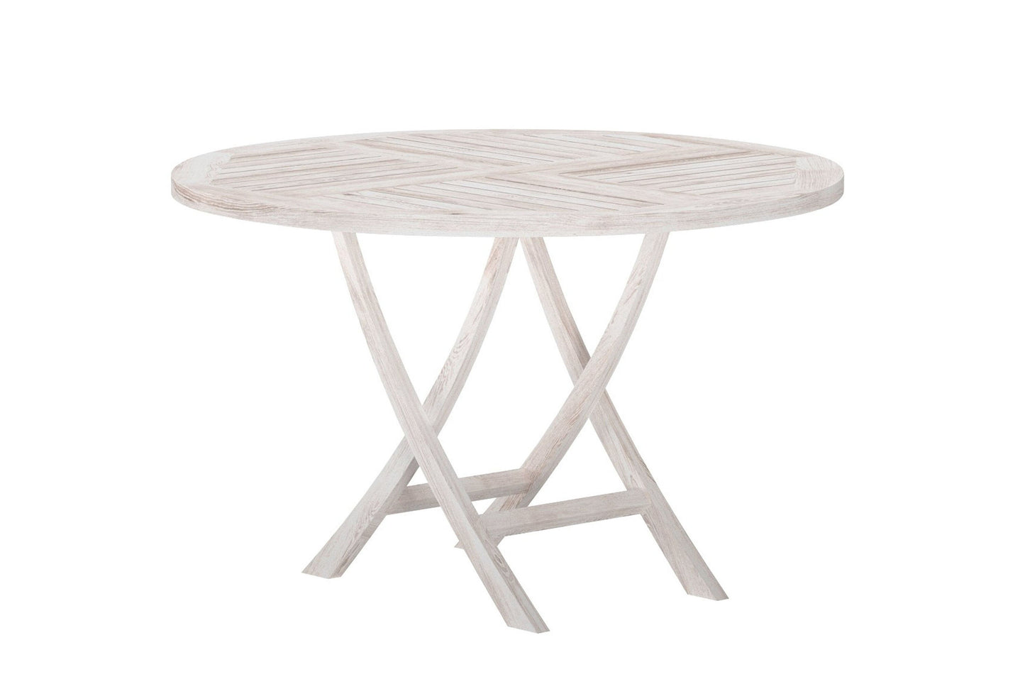 Kenya rundt spisebord Ø120 cm – Whitewash