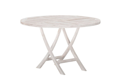 Kenya rundt spisebord Ø120 cm – Whitewash