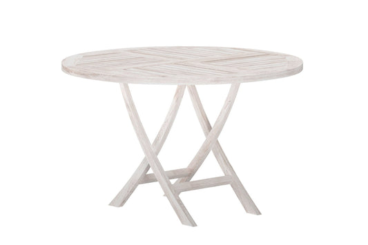 Kenya rundt spisebord Ø120 cm – Whitewash