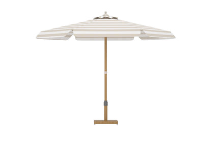 Cerox parasol 270 cm – Beige/Hvid