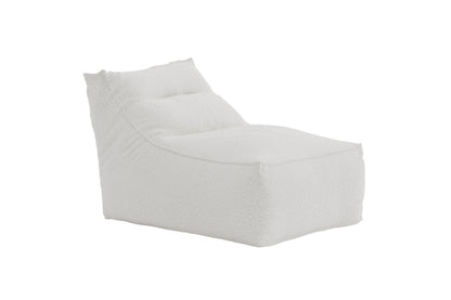 Redang sækkestol 118×94×83 cm – Hvid bouclé