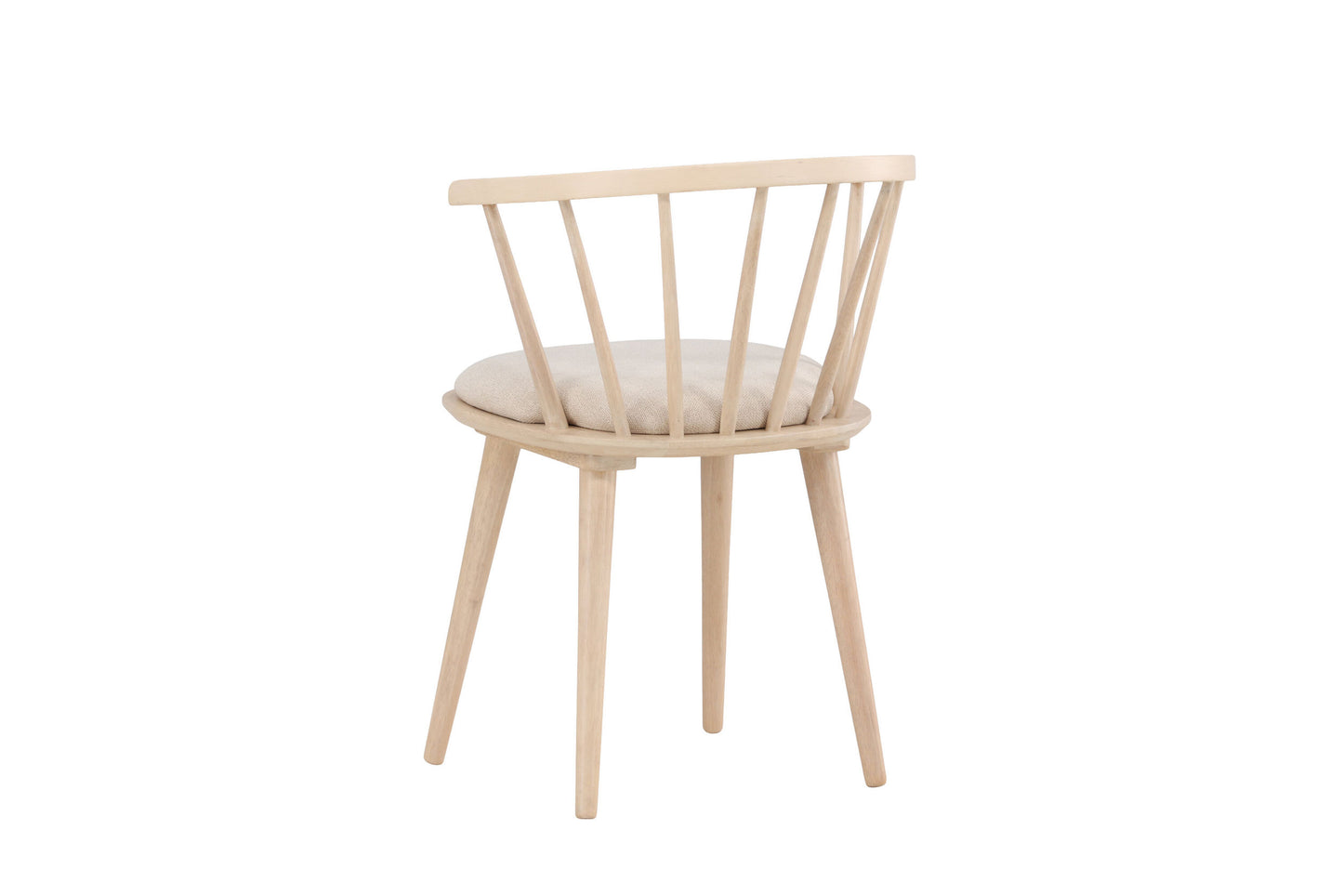 Bobby spisebordsstole med hynder (2 stk.) – Træ/Beige