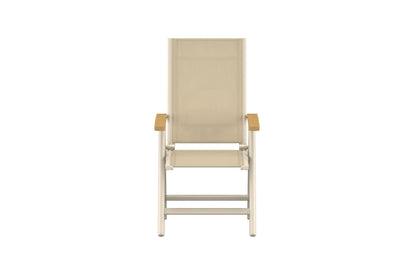 Panama spisebordsstole (2 stk.) – Beige/Teak