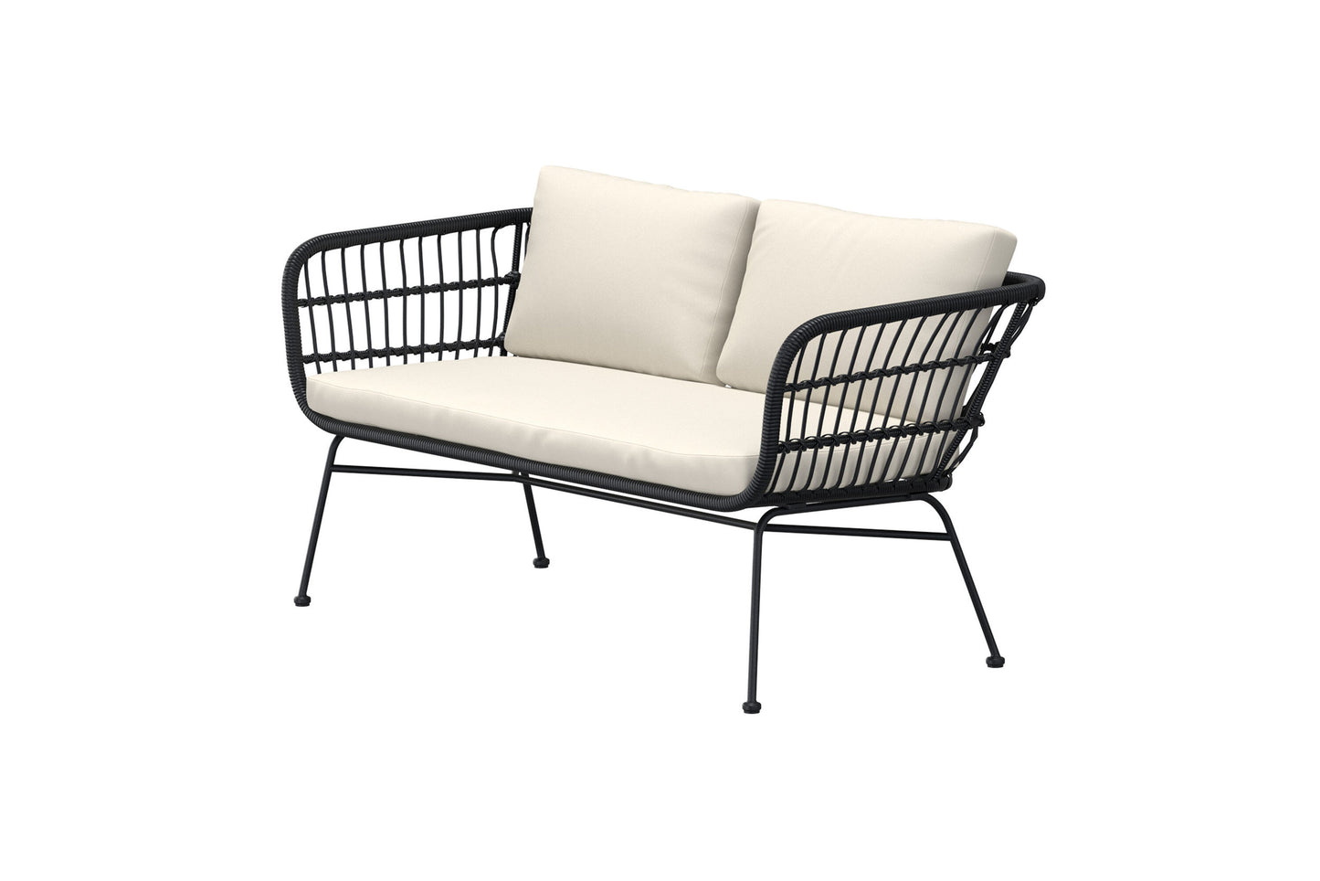 Isola loungesofa – Sort