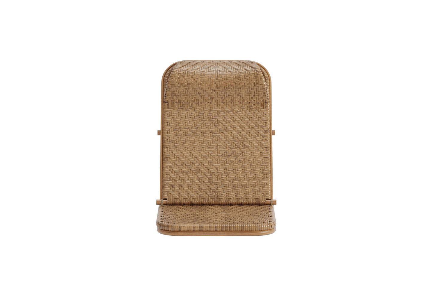 Ellie loungestol i rattan – Brun