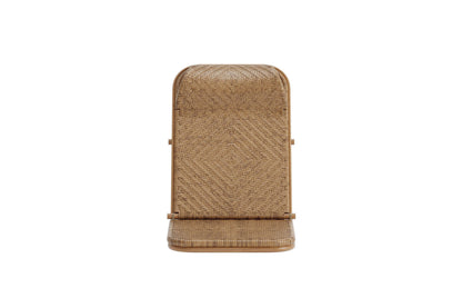 Ellie loungestol i rattan – Brun