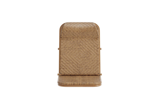 Ellie loungestol i rattan – Brun
