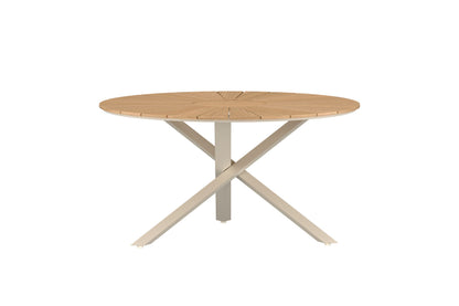 Mexico rundt spisebord Ø140 cm – Beige