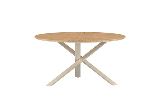 Mexico rundt spisebord Ø140 cm – Beige