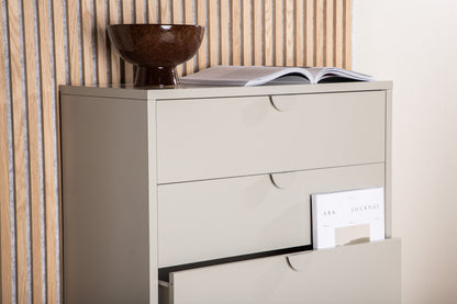Piring Kommode med 4 Skuffer – Beige