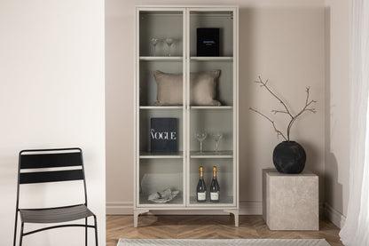 Piring Vitrineskab – Beige