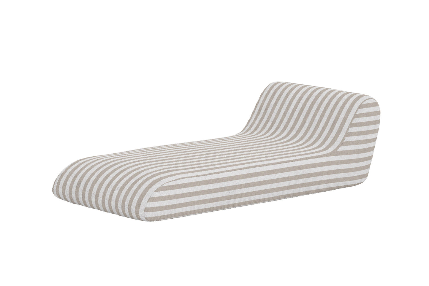 Redang oppustelig loungestol 168,5×85×51 cm – Hvid/Beigestribet