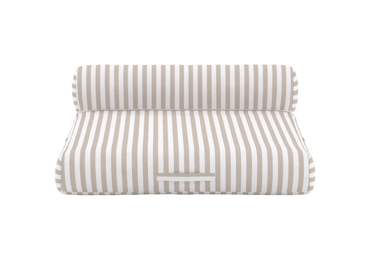 Redang oppustelig loungestol 188×135 cm – Hvid/Beigestribet