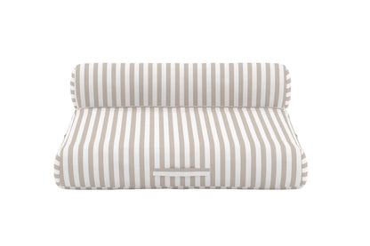 Redang oppustelig loungestol 188×135 cm – Hvid/Beigestribet