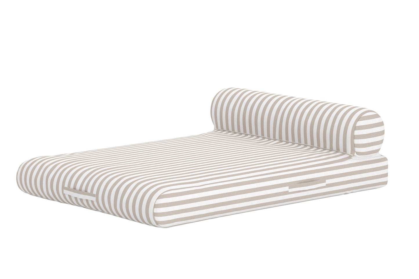Redang oppustelig loungestol 188×135 cm – Hvid/Beigestribet