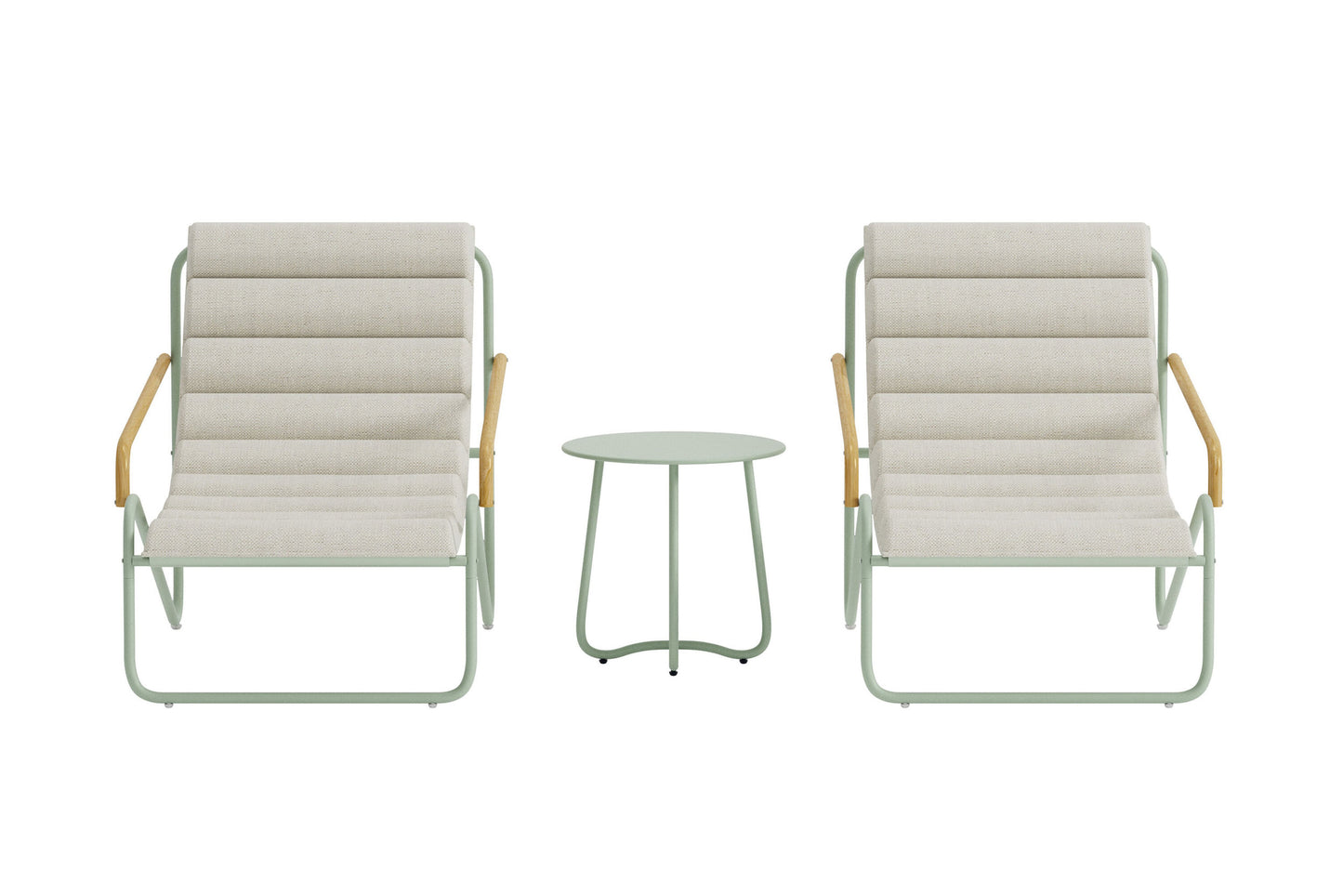 Ithaka loungesæt – Salviegrøn/Beige