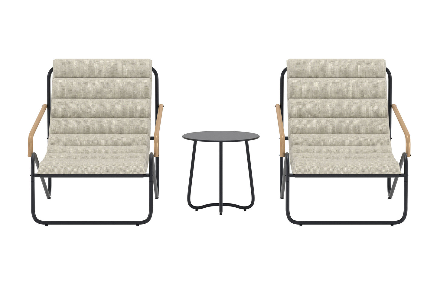 Ithaka loungesæt – Antracit/Beige