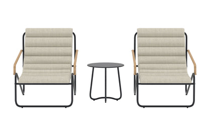Ithaka loungesæt – Antracit/Beige