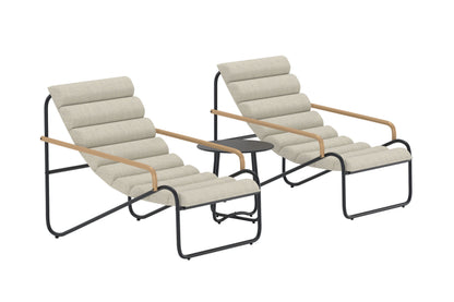 Ithaka loungesæt – Antracit/Beige